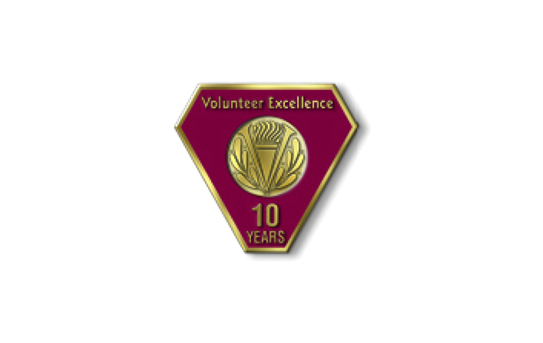 Volunteer Excellence - 10 Year
